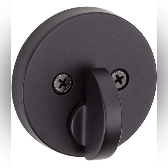 Kwikset 92580-026 258 Deadbolt Low Profile Single Cylinder Matte Black - Picture 4 of 9